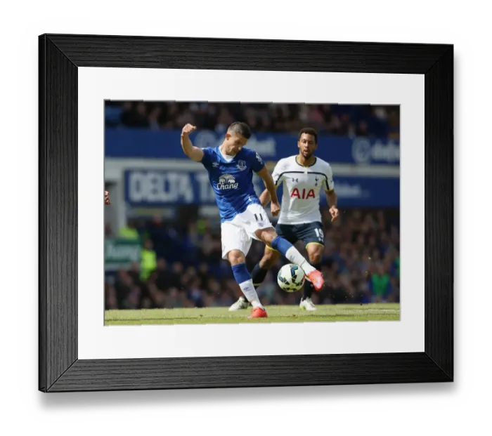 Framed Print : Mirallas Fights for the Winning Goal: Everton vs. Tottenham Hotspur at Goodison Park Framed Print : Mirallas Fights for the Winning Goal: Everton vs. Tottenham Hotspur at Goodison Park
