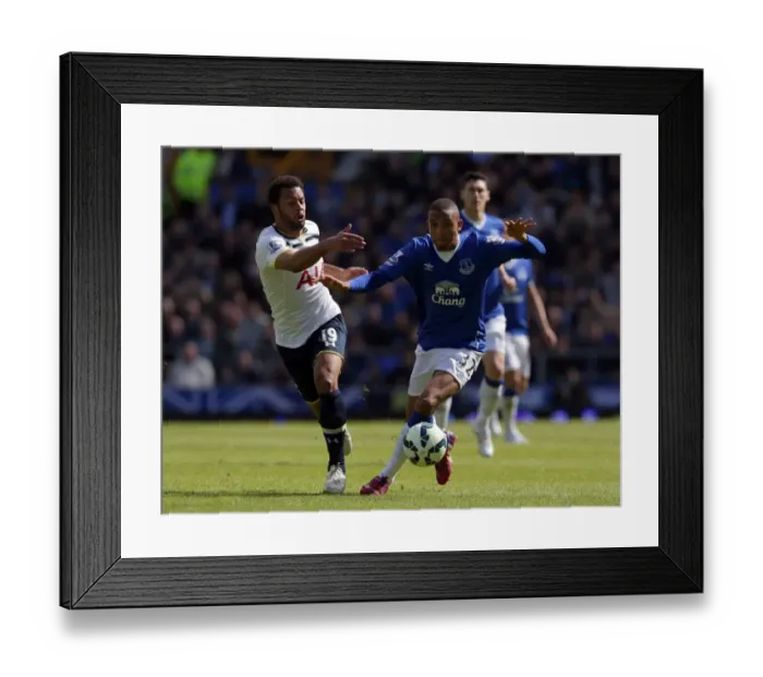 Framed Print : Battleground Goodison: Galloway vs. Dembele - Everton vs. Tottenham Premier League Clash Framed Print : Battleground Goodison: Galloway vs. Dembele - Everton vs. Tottenham Premier League Clash