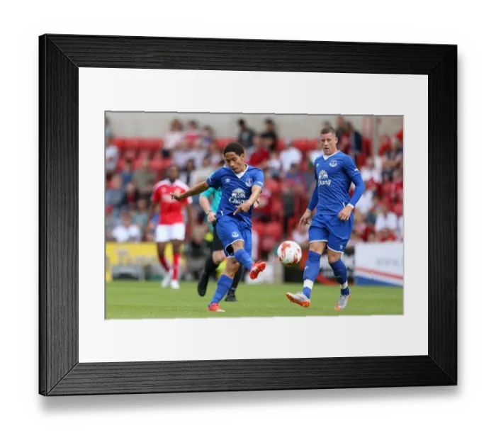 Framed Print : Everton's Pienaar and Barkley in Action: Pre-season Friendly vs Swindon Town Framed Print : Everton's Pienaar and Barkley in Action: Pre-season Friendly vs Swindon Town