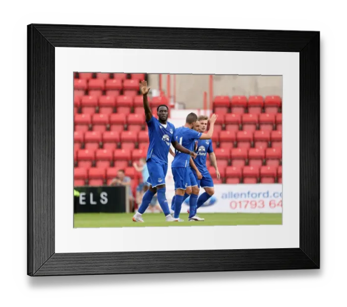 Framed Print : Pre-season Glory: Lukaku's Hat-trick Leads Everton Past Swindon Town Framed Print : Pre-season Glory: Lukaku's Hat-trick Leads Everton Past Swindon Town