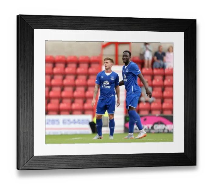 Framed Print : McAleny and Lukaku's Four-Goal Blitz: Everton's Pre-Season Triumph Over Swindon Town Framed Print : McAleny and Lukaku's Four-Goal Blitz: Everton's Pre-Season Triumph Over Swindon Town