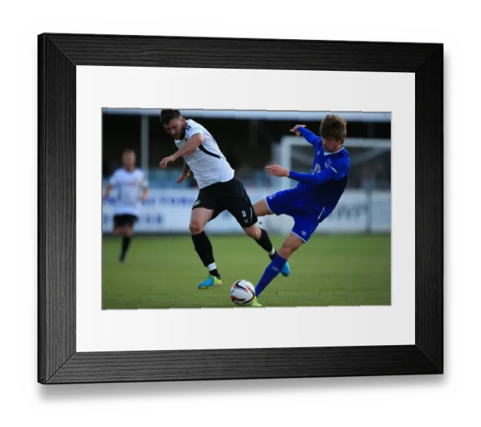 Framed Print : Pre Season Friendly - Rhyl v Everton U21s - Belle Vue Framed Print : Pre Season Friendly - Rhyl v Everton U21s - Belle Vue