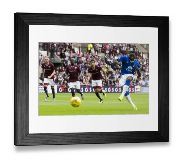 Framed Print : Pre-Season Friendly - Heart of Midlothian v Everton - Tynecastle Stadium Framed Print : Pre-Season Friendly - Heart of Midlothian v Everton - Tynecastle Stadium