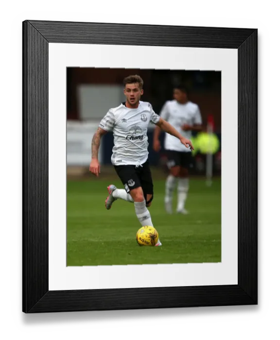 Framed Print : Conor McAleny in Action: Everton's Pre-Season Friendly at Dundee's Dens Park Framed Print : Conor McAleny in Action: Everton's Pre-Season Friendly at Dundee's Dens Park
