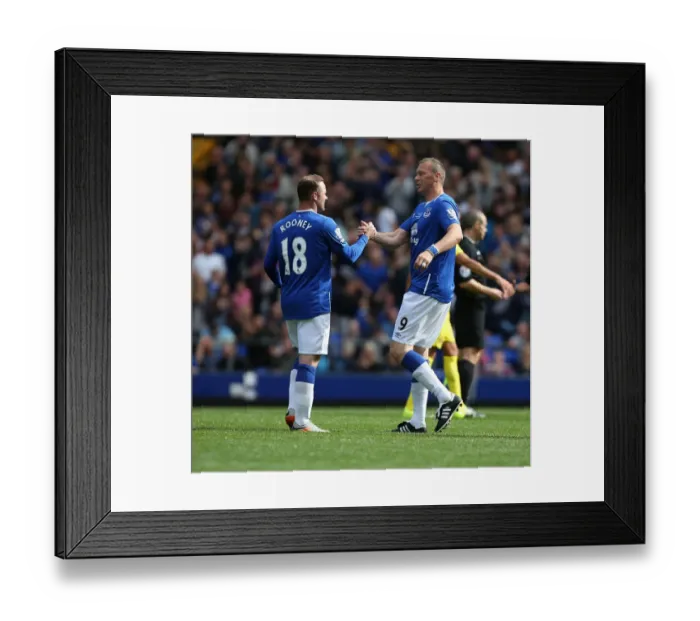 Framed Print : Rooney and Ferguson Reunited: A Legendary Rivalry Revisited - Everton vs Leeds United Framed Print : Rooney and Ferguson Reunited: A Legendary Rivalry Revisited - Everton vs Leeds United