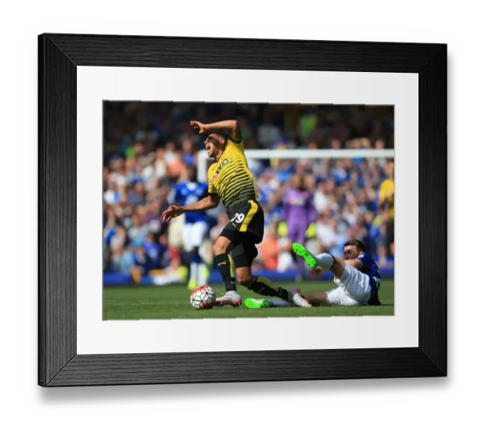 Framed Print : Seamus Coleman vs. Etienne Capoue: A Football Rivalry Unfolds at Goodison Park (Everton vs. Watford, Premier League) Framed Print : Seamus Coleman vs. Etienne Capoue: A Football Rivalry Unfolds at Goodison Park (Everton vs. Watford, Premier League)