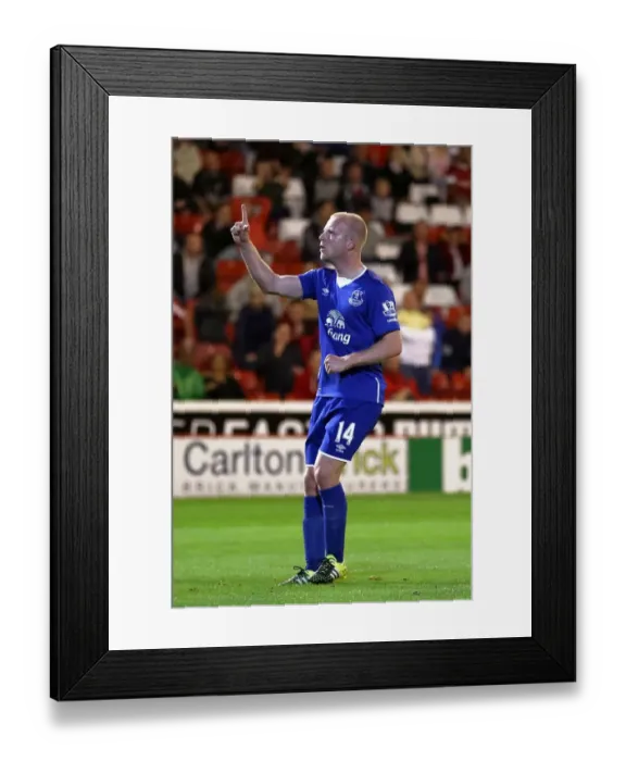 Framed Print : Everton's Steven Naismith Scores Brace: Capital One Cup Victory over Barnsley at Oakwell Framed Print : Everton's Steven Naismith Scores Brace: Capital One Cup Victory over Barnsley at Oakwell