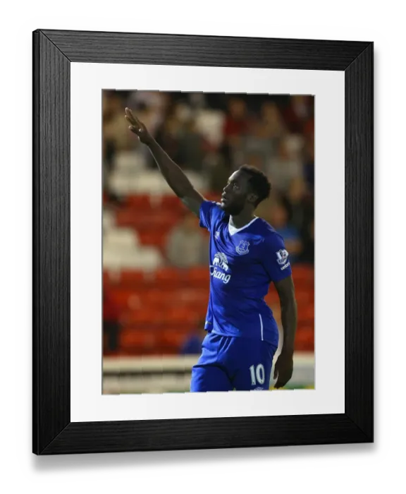 Framed Print : Romelu Lukaku's Double: Everton's Epic Comeback in Capital One Cup at Barnsley Framed Print : Romelu Lukaku's Double: Everton's Epic Comeback in Capital One Cup at Barnsley