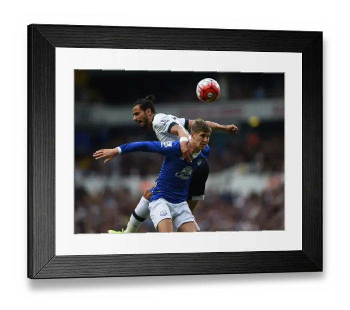 Framed Print : Clash at White Hart Lane: Stones vs. Chadli - Everton vs. Tottenham Hotspur, Premier League Showdown Framed Print : Clash at White Hart Lane: Stones vs. Chadli - Everton vs. Tottenham Hotspur, Premier League Showdown