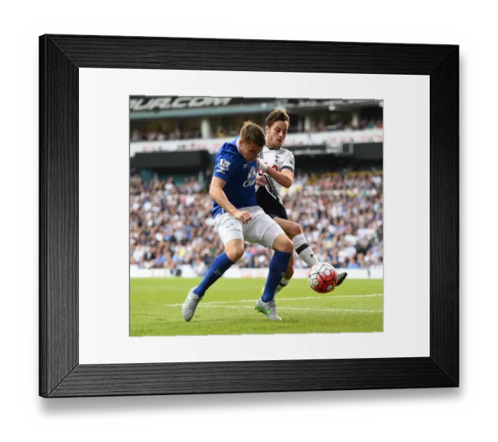 Framed Print : Mason vs. Coleman: Premier League Showdown at White Hart Lane