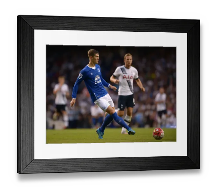 Framed Print : John Stones at White Hart Lane: Everton vs. Tottenham Hotspur in the Premier League Framed Print : John Stones at White Hart Lane: Everton vs. Tottenham Hotspur in the Premier League