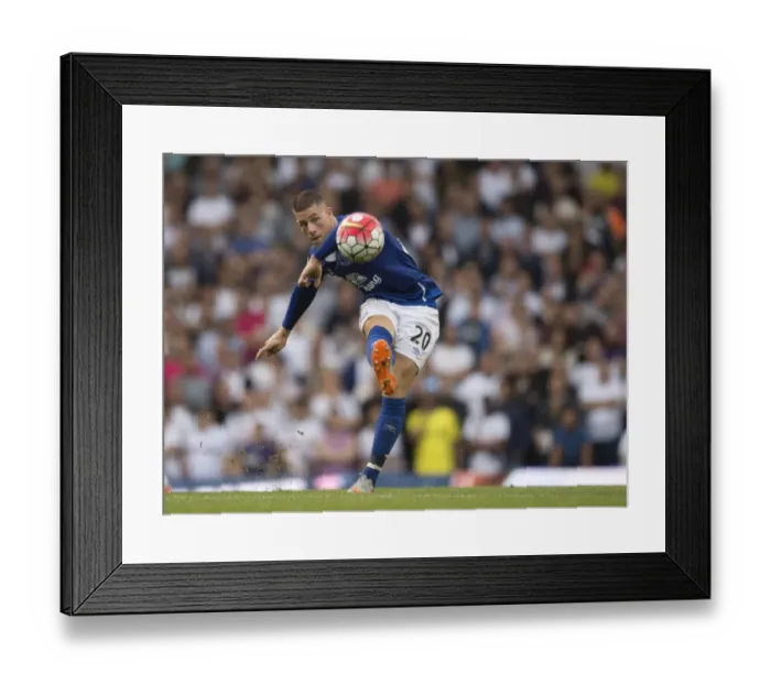 Framed Print : Everton's Ross Barkley Faces Off Against Tottenhotspur in Premier League Clash - Devlin / PA Wire Framed Print : Everton's Ross Barkley Faces Off Against Tottenhotspur in Premier League Clash - Devlin / PA Wire