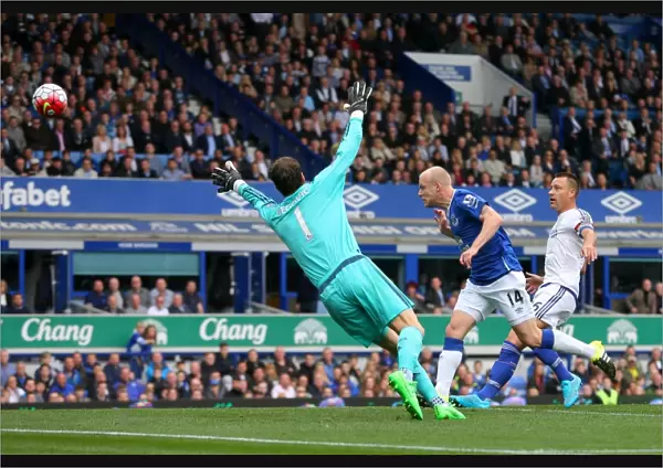 Naismith Strikes First: Everton vs. Chelsea at Goodison Park - Barclays Premier League
