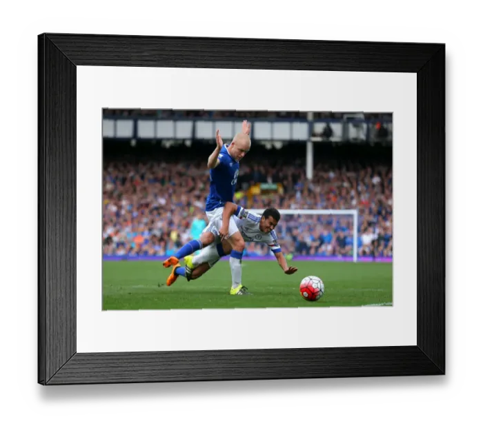 Framed Print : Pedro vs Naismith: A Battle at Goodison Park - Everton vs Chelsea Framed Print : Pedro vs Naismith: A Battle at Goodison Park - Everton vs Chelsea