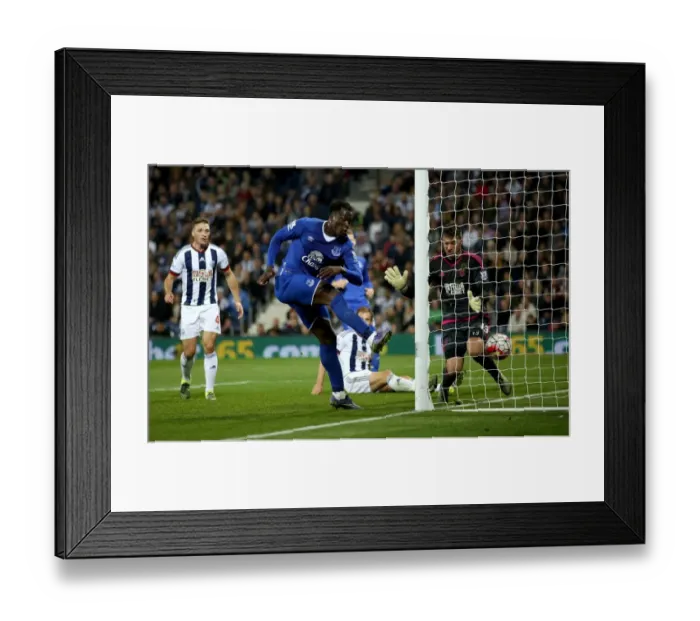 Framed Print : Everton's Romelu Lukaku Scores Hat-Trick: Crushing West Bromwich Albion in Premier League Framed Print : Everton's Romelu Lukaku Scores Hat-Trick: Crushing West Bromwich Albion in Premier League