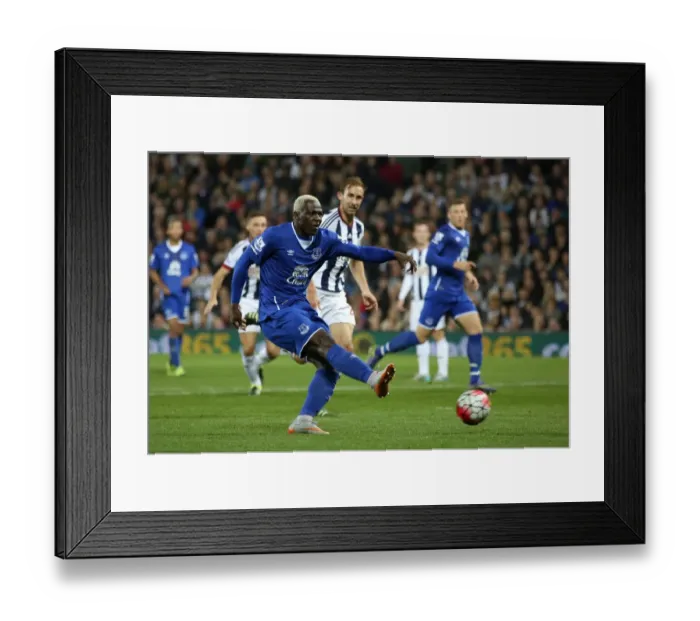 Framed Print : Arouna Kone Scores Everton's Second Goal vs. West Bromwich Albion in the Premier League Framed Print : Arouna Kone Scores Everton's Second Goal vs. West Bromwich Albion in the Premier League