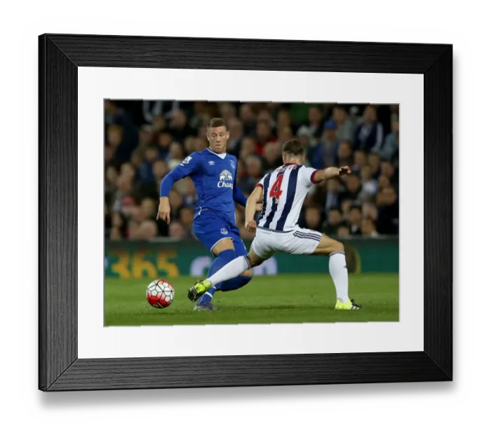 Framed Print : Battling for Control: Ross Barkley vs. James Chester - Everton vs. West Bromwich Albion Framed Print : Battling for Control: Ross Barkley vs. James Chester - Everton vs. West Bromwich Albion