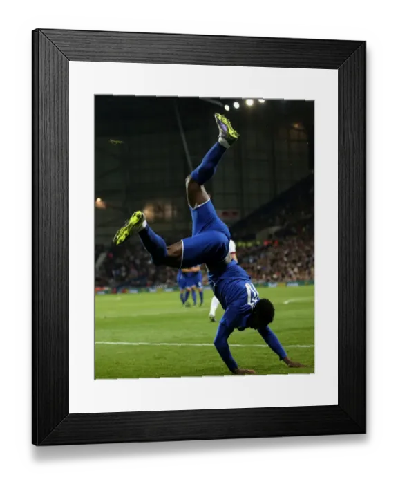 Framed Print : Everton's Triumph: Romelu Lukaku's Hat-Trick Glory at The Hawthorns vs. West Bromwich Albion (Premier League)