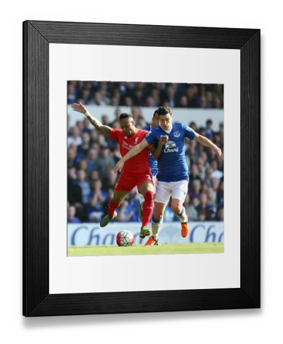 Framed Print : Soccer - Barclays Premier League - Everton v Liverpool - Goodison Park