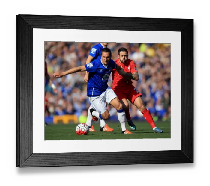 Framed Print : Intense Rivalry: Jagielka vs. Ings Battle for Ball at Goodison Park Framed Print : Intense Rivalry: Jagielka vs. Ings Battle for Ball at Goodison Park