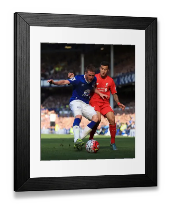 Framed Print : McCarthy vs. Coutinho: A Fight for Control in the Merseyside Derby at Goodison Park Framed Print : McCarthy vs. Coutinho: A Fight for Control in the Merseyside Derby at Goodison Park