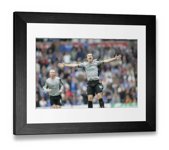 Framed Print : Simon Davies: The Moment of Triumph - Everton FC's Unforgettable Goal Celebration Framed Print : Simon Davies: The Moment of Triumph - Everton FC's Unforgettable Goal Celebration