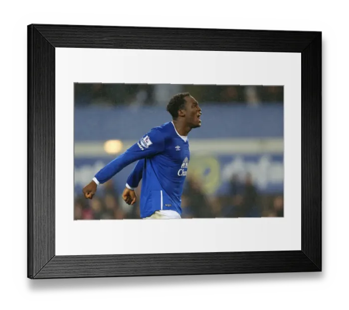 Framed Print : Everton's Lukaku Celebrates Penalty Shoot-Out Triumph Over Norwich in Capital One Cup Framed Print : Everton's Lukaku Celebrates Penalty Shoot-Out Triumph Over Norwich in Capital One Cup
