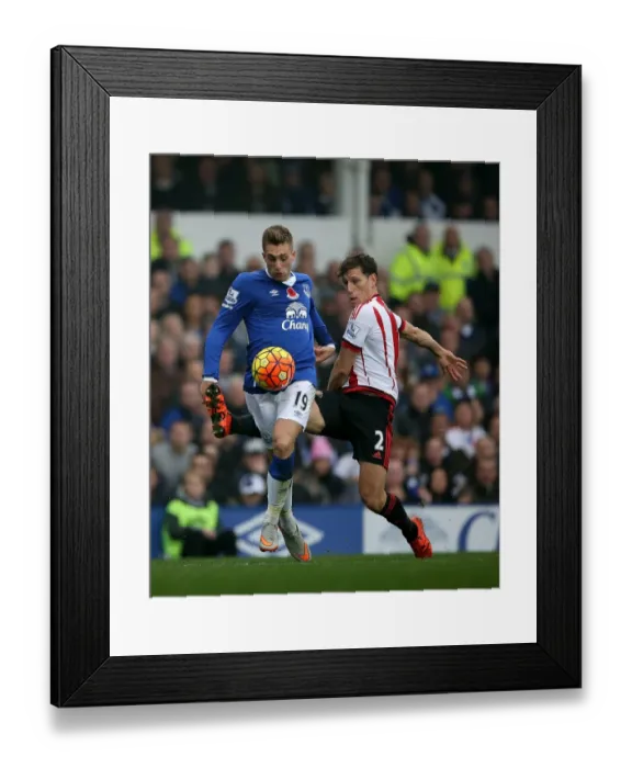 Framed Print : Intense Rivalry: Deulofeu vs Jones - Everton vs Sunderland, Premier League Battle for Ball at Goodison Park Framed Print : Intense Rivalry: Deulofeu vs Jones - Everton vs Sunderland, Premier League Battle for Ball at Goodison Park