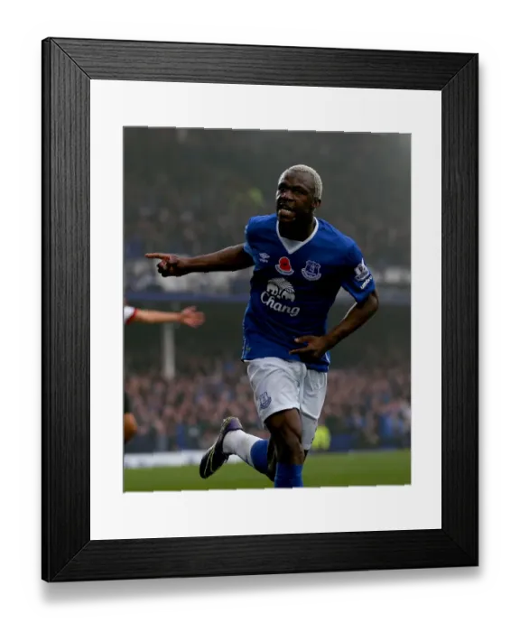 Framed Print : Five-Goal Frenzy: Arouna Kone's Epic Performance Against Sunderland (Everton vs Sunderland)