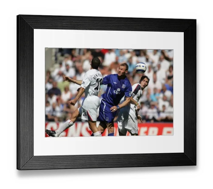 Framed Print : King of Headers: Duncan Ferguson's Dominance in the Air