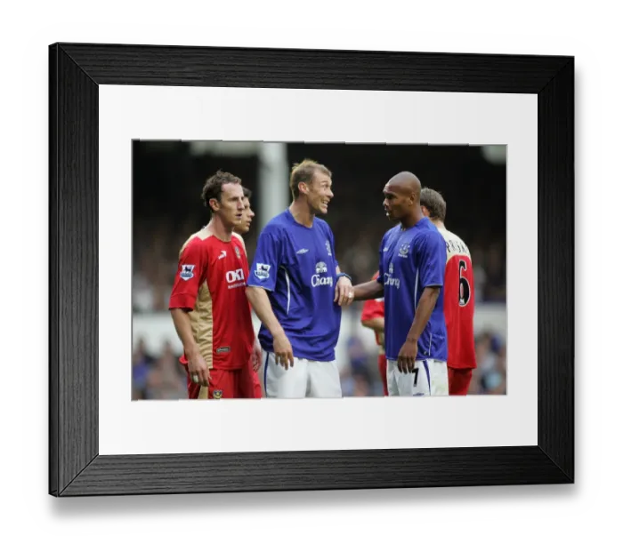 Framed Print : Duncan Ferguson and Marcus Bent