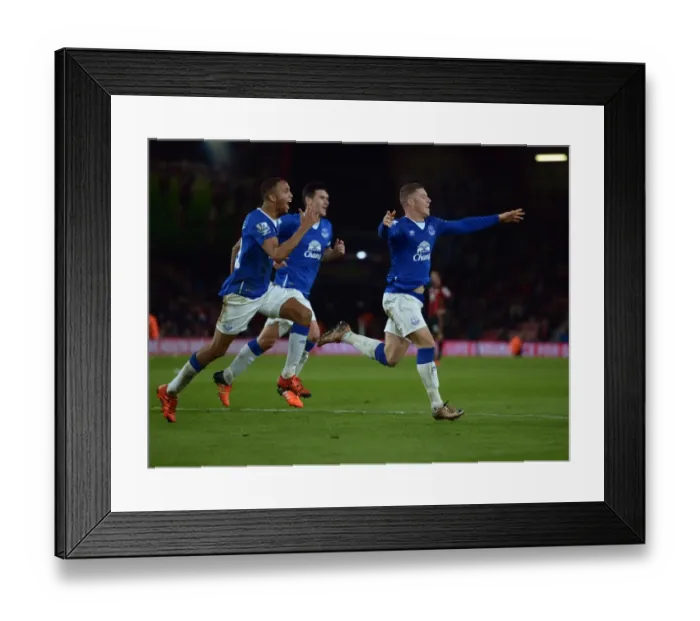 Framed Print : Ross Barkley's Stunner: Everton's Triumphant Third Goal vs. AFC Bournemouth in the Premier League Framed Print : Ross Barkley's Stunner: Everton's Triumphant Third Goal vs. AFC Bournemouth in the Premier League