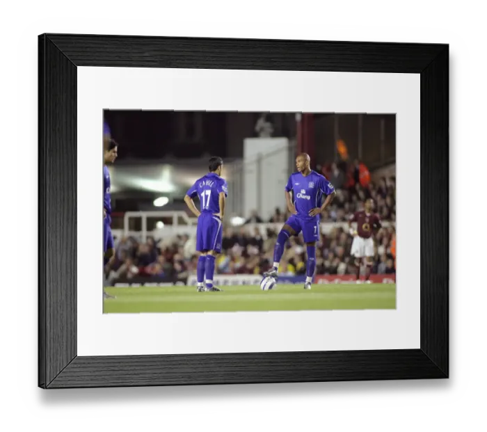 Framed Print : Tim Cahill and Marcus Bent