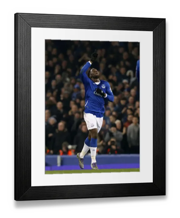 Framed Print : Romelu Lukaku's Opener: Everton's Thrilling Victory Against Crystal Palace (Premier League) Framed Print : Romelu Lukaku's Opener: Everton's Thrilling Victory Against Crystal Palace (Premier League)