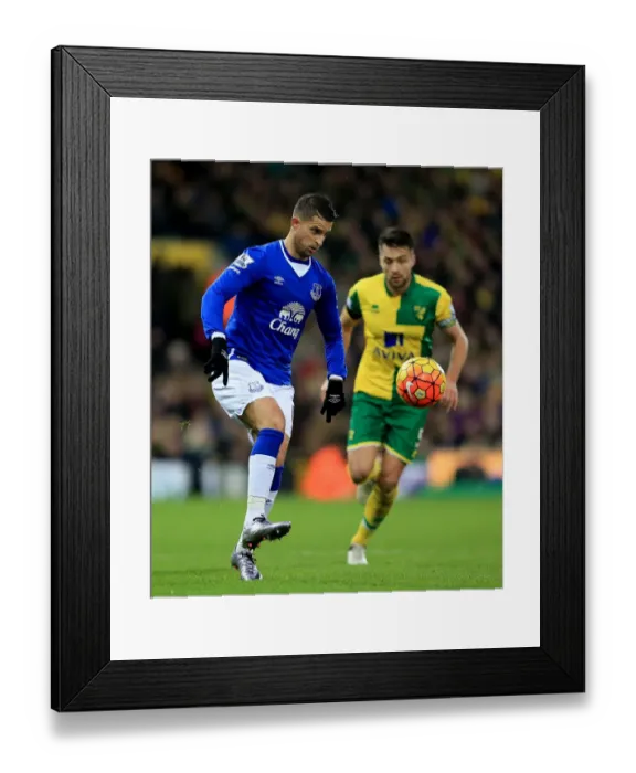 Framed Print : Kevin Mirallas in Action: Norwich City vs. Everton - Barclays Premier League at Carrow Road Framed Print : Kevin Mirallas in Action: Norwich City vs. Everton - Barclays Premier League at Carrow Road
