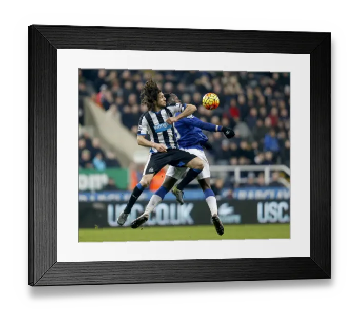 Framed Print : Coloccini vs. Lukaku: A Premier League Showdown at St. James Park