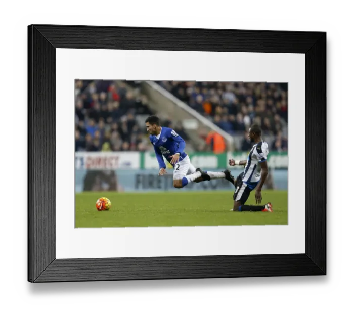 Framed Print : Lennon vs. Mbemba: Intense Reaction during Newcastle United vs. Everton Premier League Clash Framed Print : Lennon vs. Mbemba: Intense Reaction during Newcastle United vs. Everton Premier League Clash