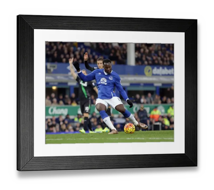 Framed Print : Romelu Lukaku's Thrilling Debut Goal: Everton vs Stoke City (BPL) Framed Print : Romelu Lukaku's Thrilling Debut Goal: Everton vs Stoke City (BPL)
