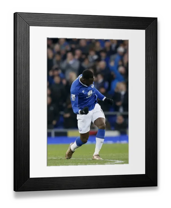 Framed Print : Romelu Lukaku's Thrilling First Goal: Everton's Victory Over Stoke City in the Premier League at Goodison Park Framed Print : Romelu Lukaku's Thrilling First Goal: Everton's Victory Over Stoke City in the Premier League at Goodison Park