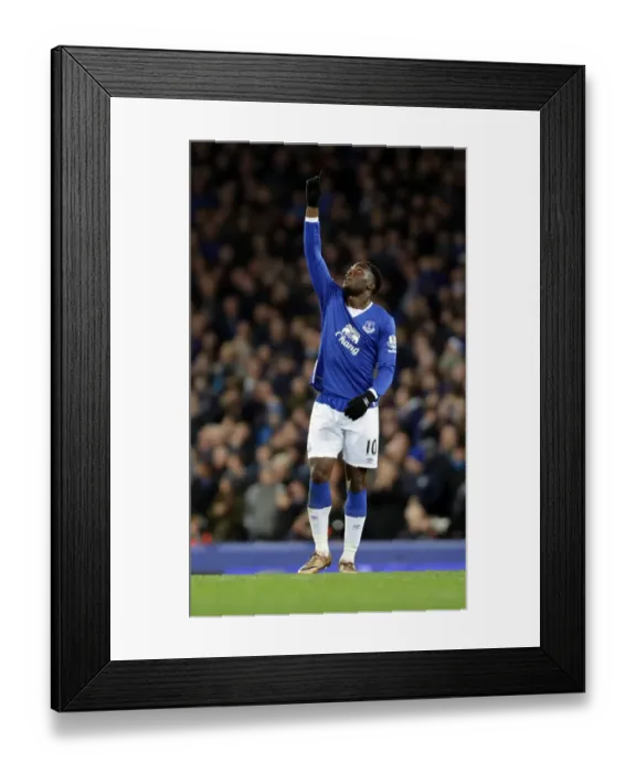 Framed Print : Romelu Lukaku's Double: Everton FC's Victory Over Stoke City in the Barclays Premier League Framed Print : Romelu Lukaku's Double: Everton FC's Victory Over Stoke City in the Barclays Premier League
