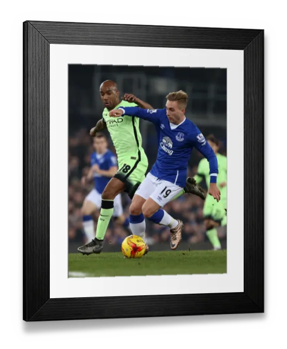 Framed Print : Capital One Cup - Everton v Manchester City - Semi Final - First Leg - Goodison Park Framed Print : Capital One Cup - Everton v Manchester City - Semi Final - First Leg - Goodison Park