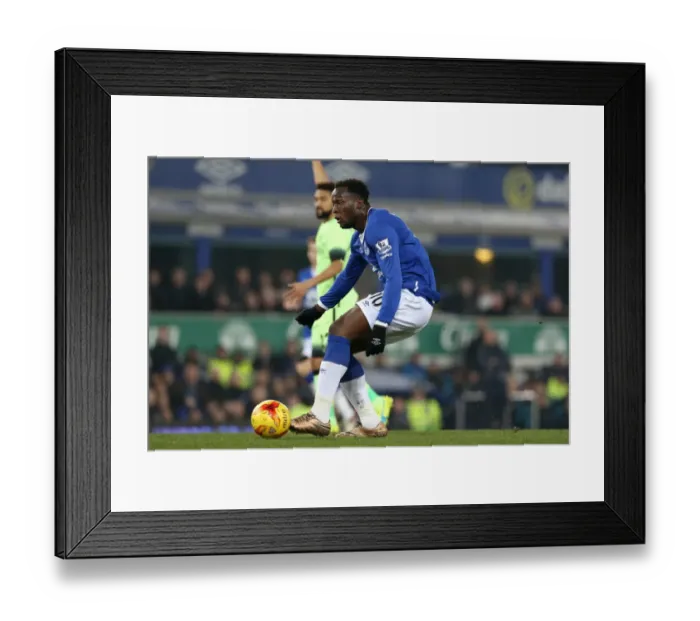 Framed Print : Disallowed Goal: Romelu Lukaku's Controversial Effort vs Manchester City - Capital One Cup Semi-Final, First Leg (Everton vs Manchester City) Framed Print : Disallowed Goal: Romelu Lukaku's Controversial Effort vs Manchester City - Capital One Cup Semi-Final, First Leg (Everton vs Manchester City)
