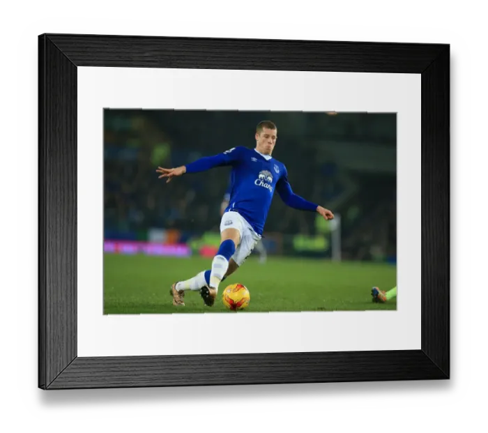Framed Print : Ross Barkley Leads Everton Against Manchester City in Capital One Cup Semi-Final First Leg at Goodison Park Framed Print : Ross Barkley Leads Everton Against Manchester City in Capital One Cup Semi-Final First Leg at Goodison Park