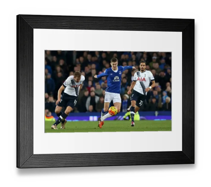 Framed Print : Clash at Goodison Park: Harry Kane vs. John Stones - Premier League Showdown Framed Print : Clash at Goodison Park: Harry Kane vs. John Stones - Premier League Showdown