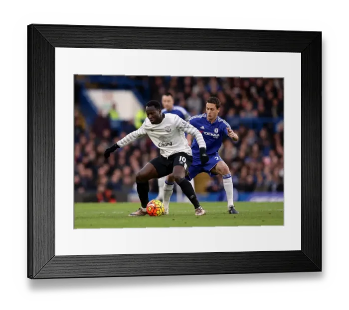 Framed Print : Battle for the Ball: Lukaku vs. Matic - Premier League Rivalry Framed Print : Battle for the Ball: Lukaku vs. Matic - Premier League Rivalry