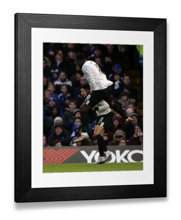 Framed Print : Mirallas and Lukaku: Everton's Unstoppable Duo Celebrate Second Goal Against Chelsea Framed Print : Mirallas and Lukaku: Everton's Unstoppable Duo Celebrate Second Goal Against Chelsea