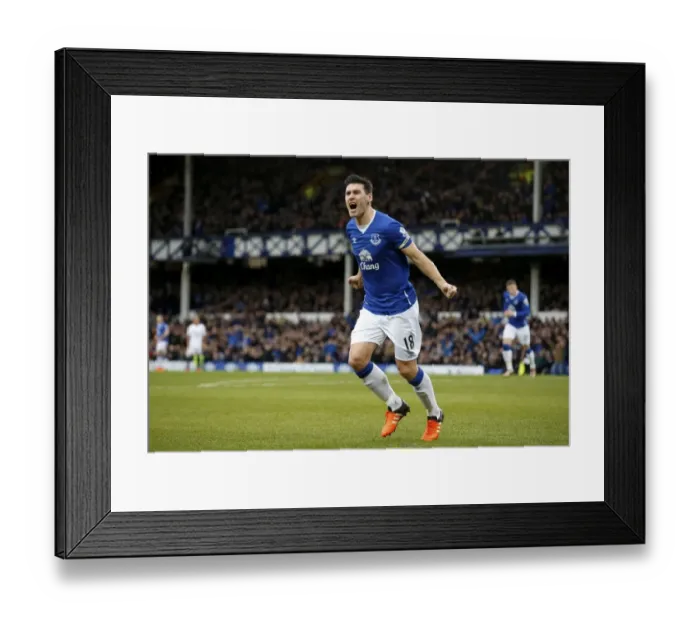 Framed Print : Gareth Barry Scores First Goal for Everton: Everton 1-0 Swansea City, Barclays Premier League, Goodison Park Framed Print : Gareth Barry Scores First Goal for Everton: Everton 1-0 Swansea City, Barclays Premier League, Goodison Park