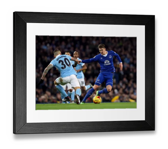 Framed Print : Otamendi vs. Stones: A Riveting Clash in the Capital One Cup Semi-Final Framed Print : Otamendi vs. Stones: A Riveting Clash in the Capital One Cup Semi-Final