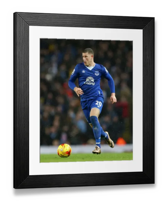 Framed Print : Ross Barkley in Action: Everton vs Manchester City - Capital One Cup Semi-Final at Etihad Stadium