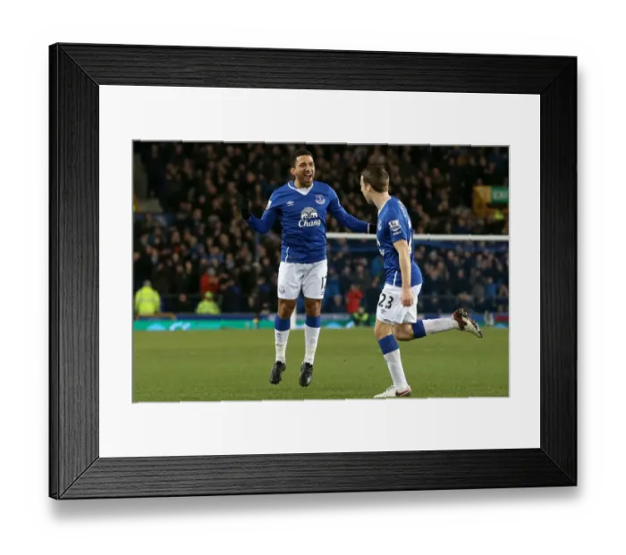 Framed Print : Aaron Lennon's Thrilling First Goal: Everton vs Newcastle United, Barclays Premier League, Goodison Park Framed Print : Aaron Lennon's Thrilling First Goal: Everton vs Newcastle United, Barclays Premier League, Goodison Park